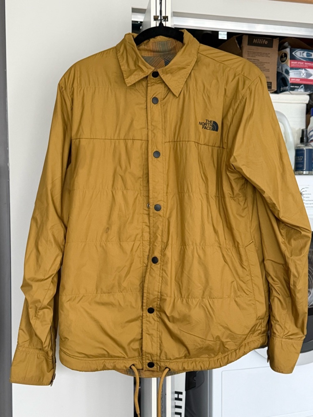 The North Face Mustard Yellow Lightweight Coach Jacket